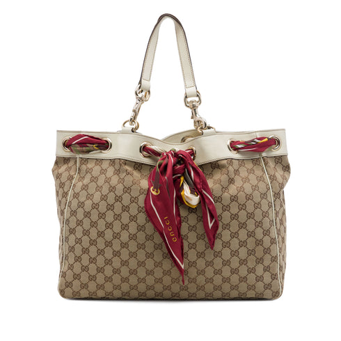 Positano Tote GG Canvas Large