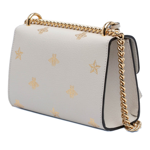 Padlock Shoulder Bag Printed Leather Small