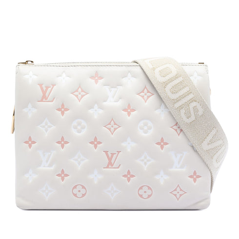 Coussin Bag Monogram Embossed Lambskin PM