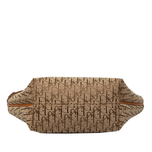 Vintage Rasta Saddle Zip Bag Diorissimo Canvas Small