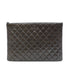 O Case Clutch Quilted Caviar Large