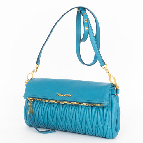 Crystal Clutch Matelasse Leather Medium