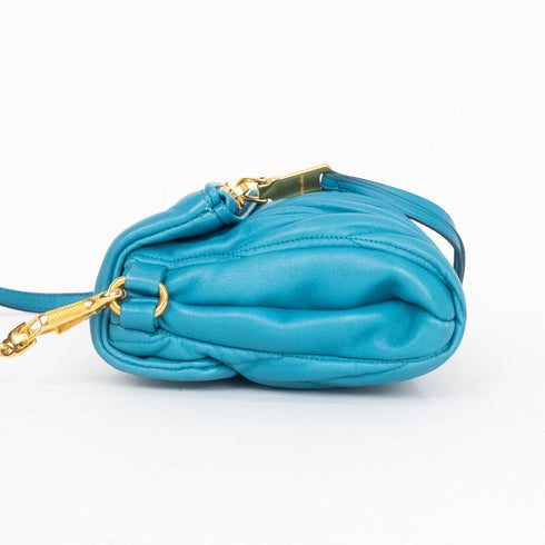 Crystal Clutch Matelasse Leather Medium