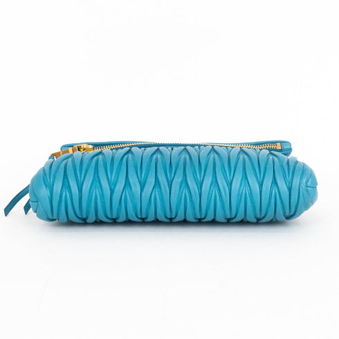 Crystal Clutch Matelasse Leather Medium