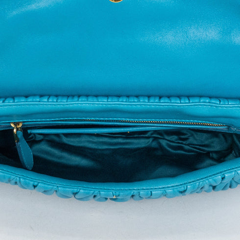 Crystal Clutch Matelasse Leather Medium