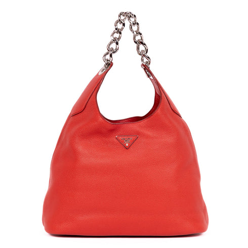 Chain Link Hobo Vitello Daino Large