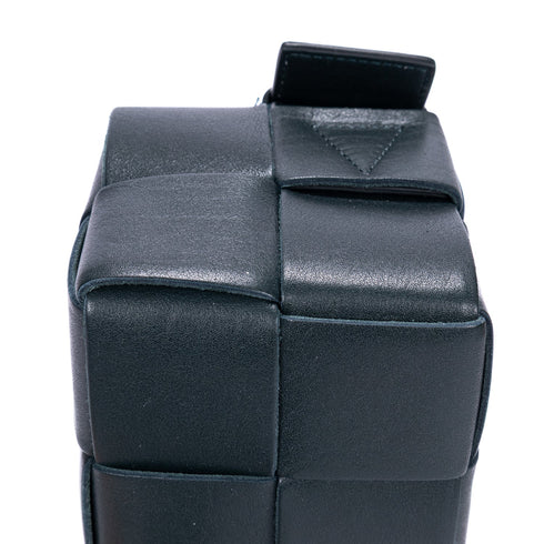 Brick Cassette Shoulder Bag Maxi Intrecciato Leather