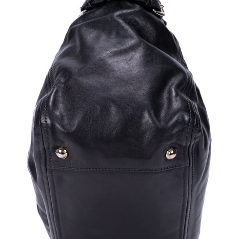 Belted Pleated Tote Soft Calf Medium
