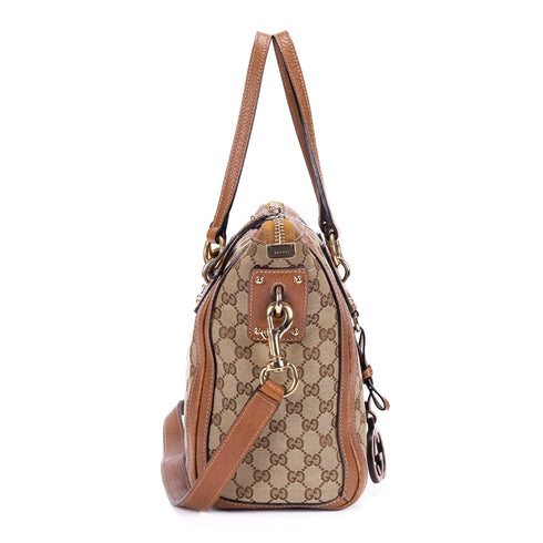 GG Charm Convertible Tote GG Canvas Medium