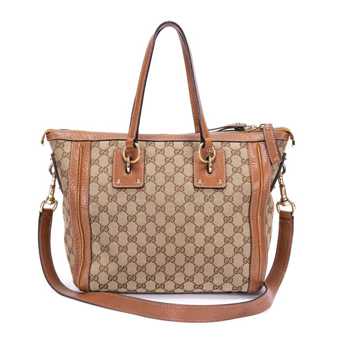 GG Charm Convertible Tote GG Canvas Medium