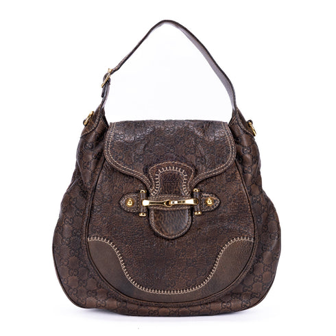 New Pelham Shoulder Bag Guccissima Leather Large