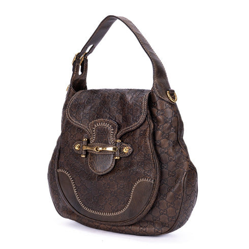 New Pelham Shoulder Bag Guccissima Leather Large