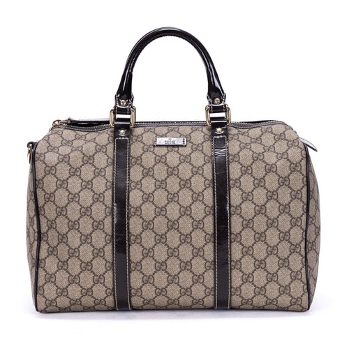 Joy Boston Bag GG Coated Canvas Medium