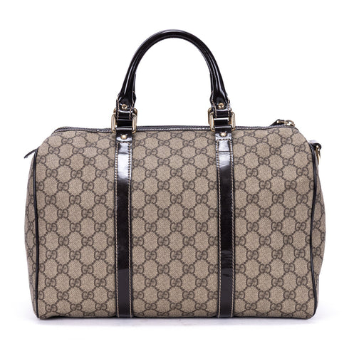 Joy Boston Bag GG Coated Canvas Medium