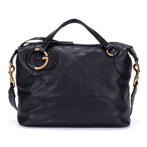 Twill Satchel Leather