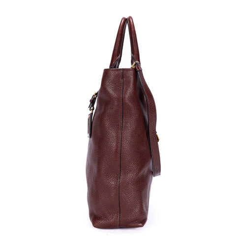 Convertible Shopper Tote Vitello Daino Large