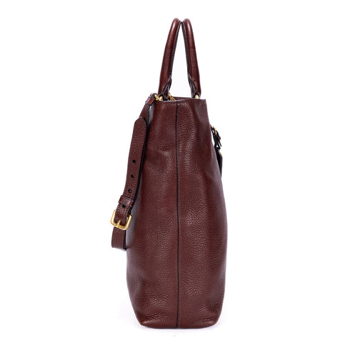 Convertible Shopper Tote Vitello Daino Large