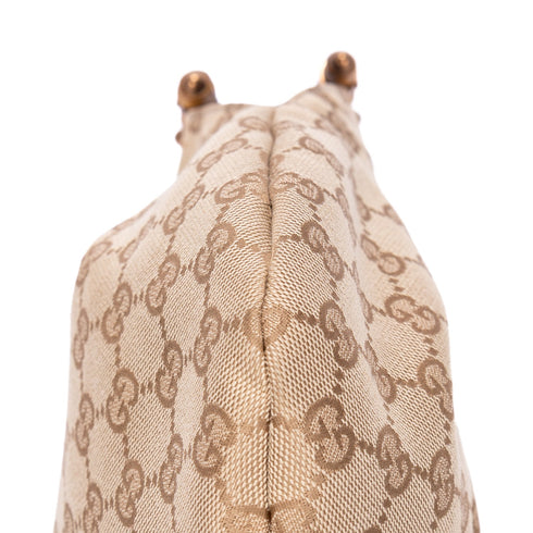 Vintage Bamboo Hobo GG Canvas Large