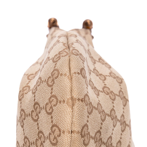 Vintage Bamboo Hobo GG Canvas Large