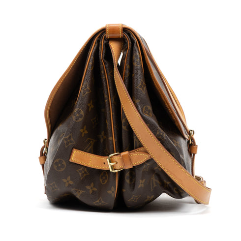 Saumur Handbag Monogram Canvas 35