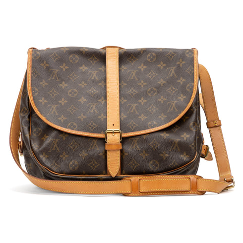 Saumur Handbag Monogram Canvas 35