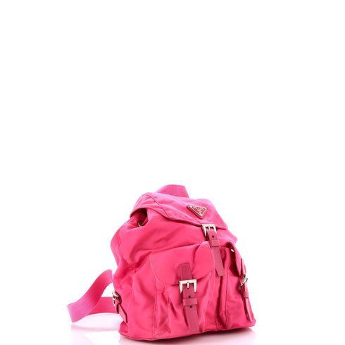 Double Front Pocket Backpack Tessuto Small