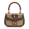 Bamboo 1947 Top Handle Bag Jumbo GG Canvas Small