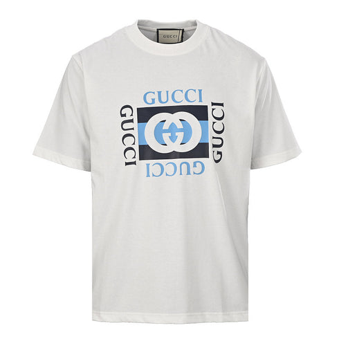 GUCCI Classic Square Print T-Shirt