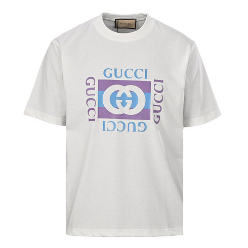 GUCCI Classic Square Print T-Shirt