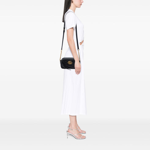 GG Marmont Shoulder Bag Matelasse Leather Small
