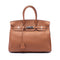 Birkin Handbag Brown Togo with Palladium Hardware 35