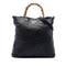 Bamboo Shopper Tote Leather Large
