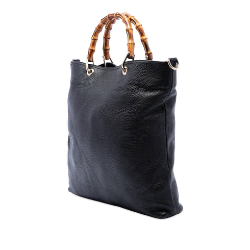 Bamboo Shopper Tote Leather Large