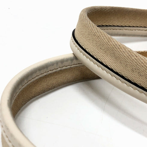 Woody Tote Canvas with Leather Medium
