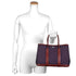 Garden Party Tote Toile and Leather 30