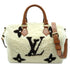 Speedy Bandouliere Bag Monogram Giant Teddy Fleece 25