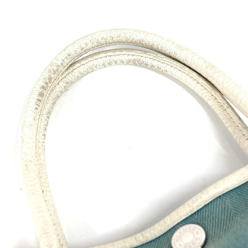 Garden Party Tote Toile and Leather 30