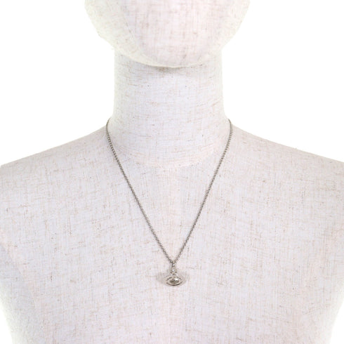 Petite Orb Pendant Necklace Sterling Silver