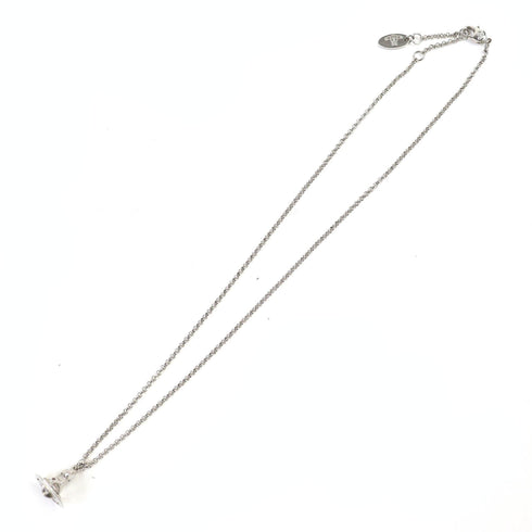 Petite Orb Pendant Necklace Sterling Silver