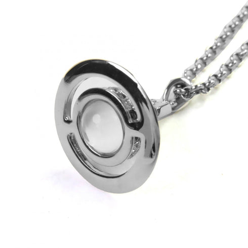 Petite Orb Pendant Necklace Sterling Silver