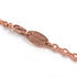 Pendant Necklace Pink Gold with Rhinestone