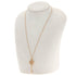 Knot Pendant Necklace 18K Rose Gold with Diamond