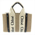Woody Tote Canvas with Leather Small