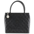 Medallion Tote Quilted Caviar