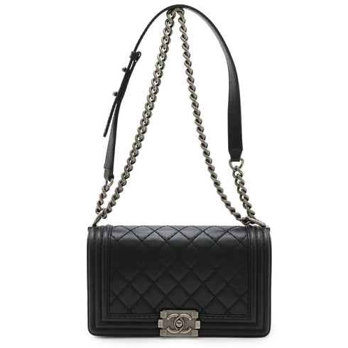 Boy Flap Bag Quilted Calfskin Old Medium