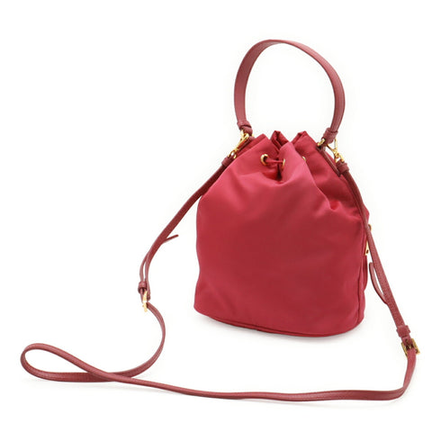 Drawstring Bucket Bag Tessuto Small