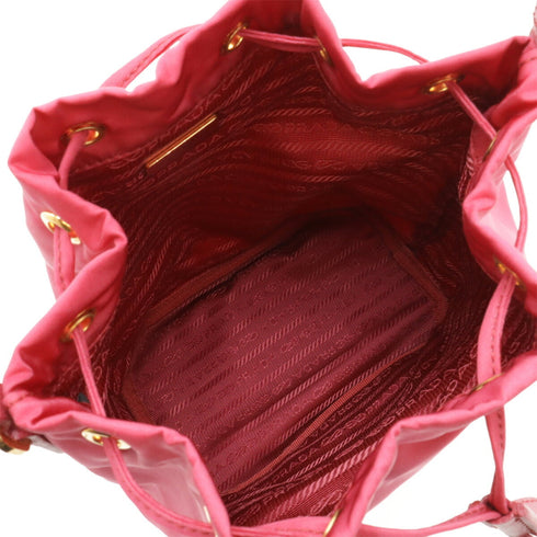 Drawstring Bucket Bag Tessuto Small