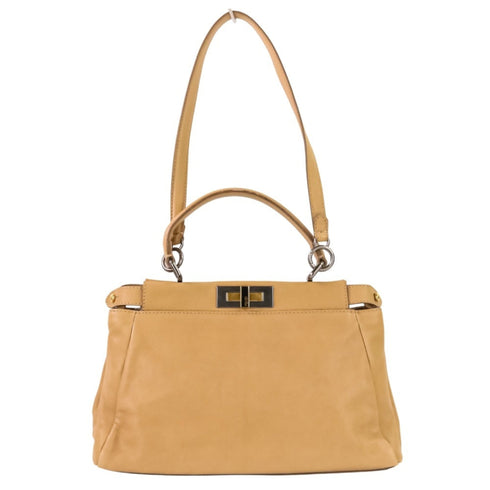 Peekaboo Bag Leather with Calf Hair Interior Regular