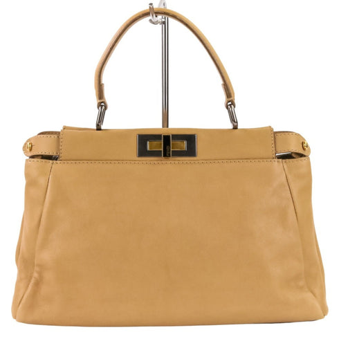 Peekaboo Bag Leather with Calf Hair Interior Regular