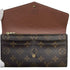 Sarah Wallet NM Monogram Canvas